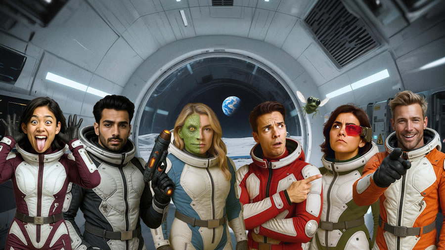 Reality kickoff scene